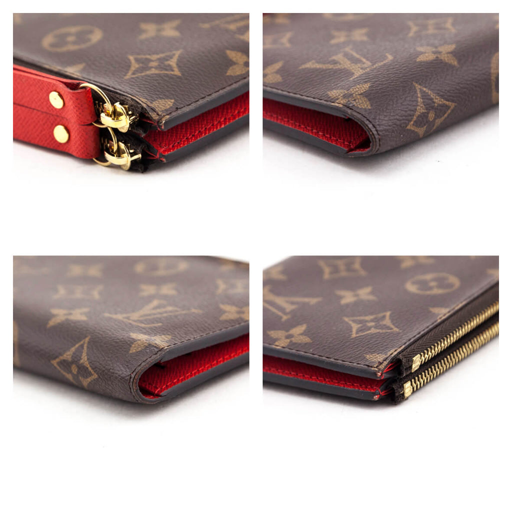 Authentic Louis Vuitton mini wallet Adele and cardholder