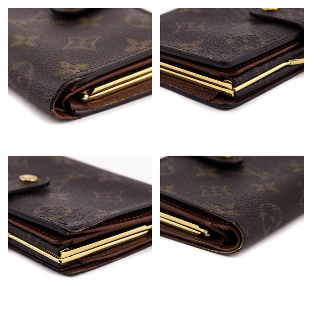 Louis Vuitton Monogram Kisslock Zippe French Compact Wallet – Fashion  Reloved
