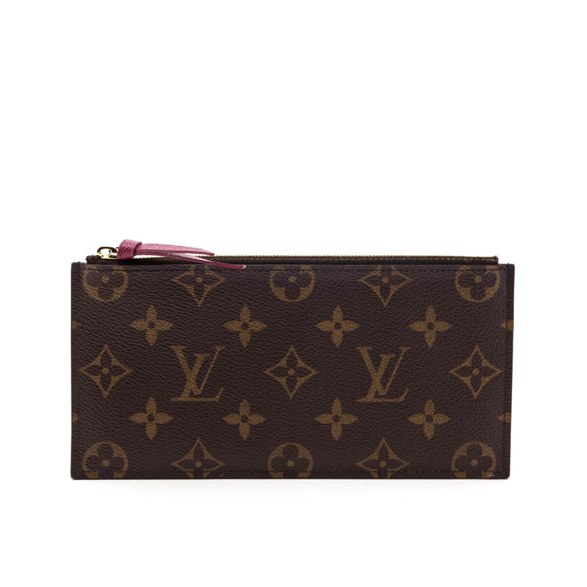 Louis Vuitton Monogram Pochette Felicie Chain Wallet Fuchsia