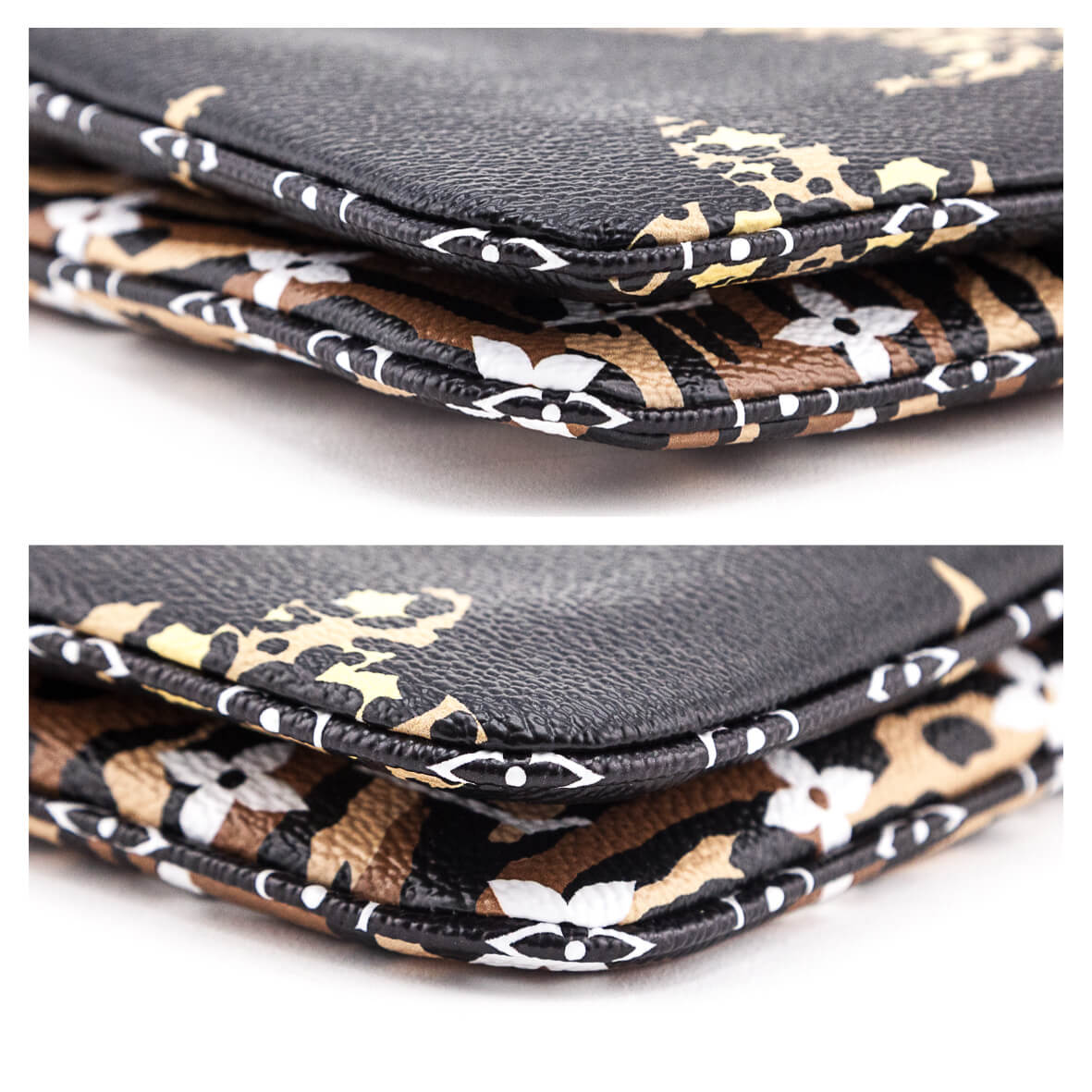 Louis Vuitton Jungle Pochette Double Zip Crossbody bag leopard