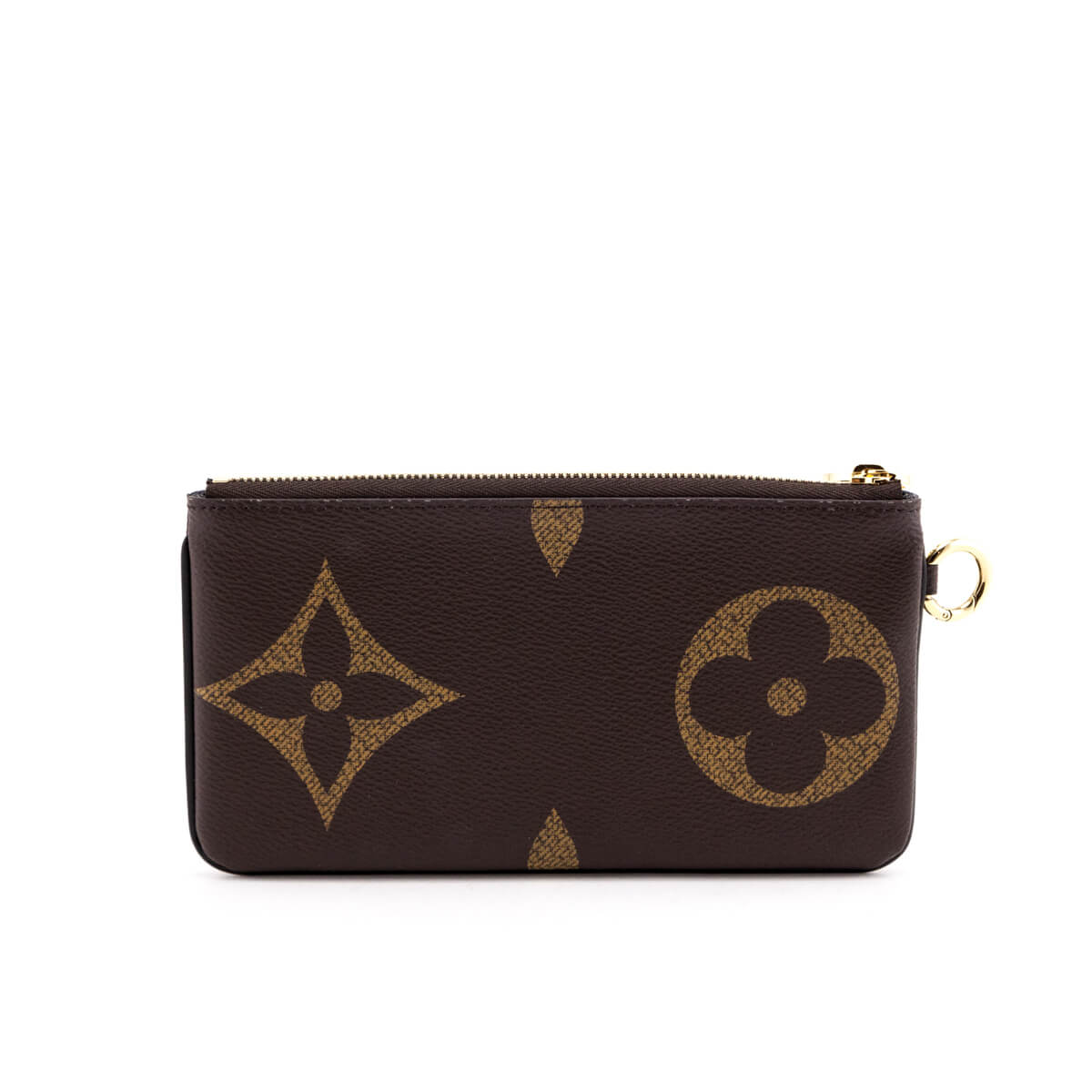 Brown Louis Vuitton Monogram Reverse Giant Trio Pouch Pouch, Louis Vuitton  Troca PM