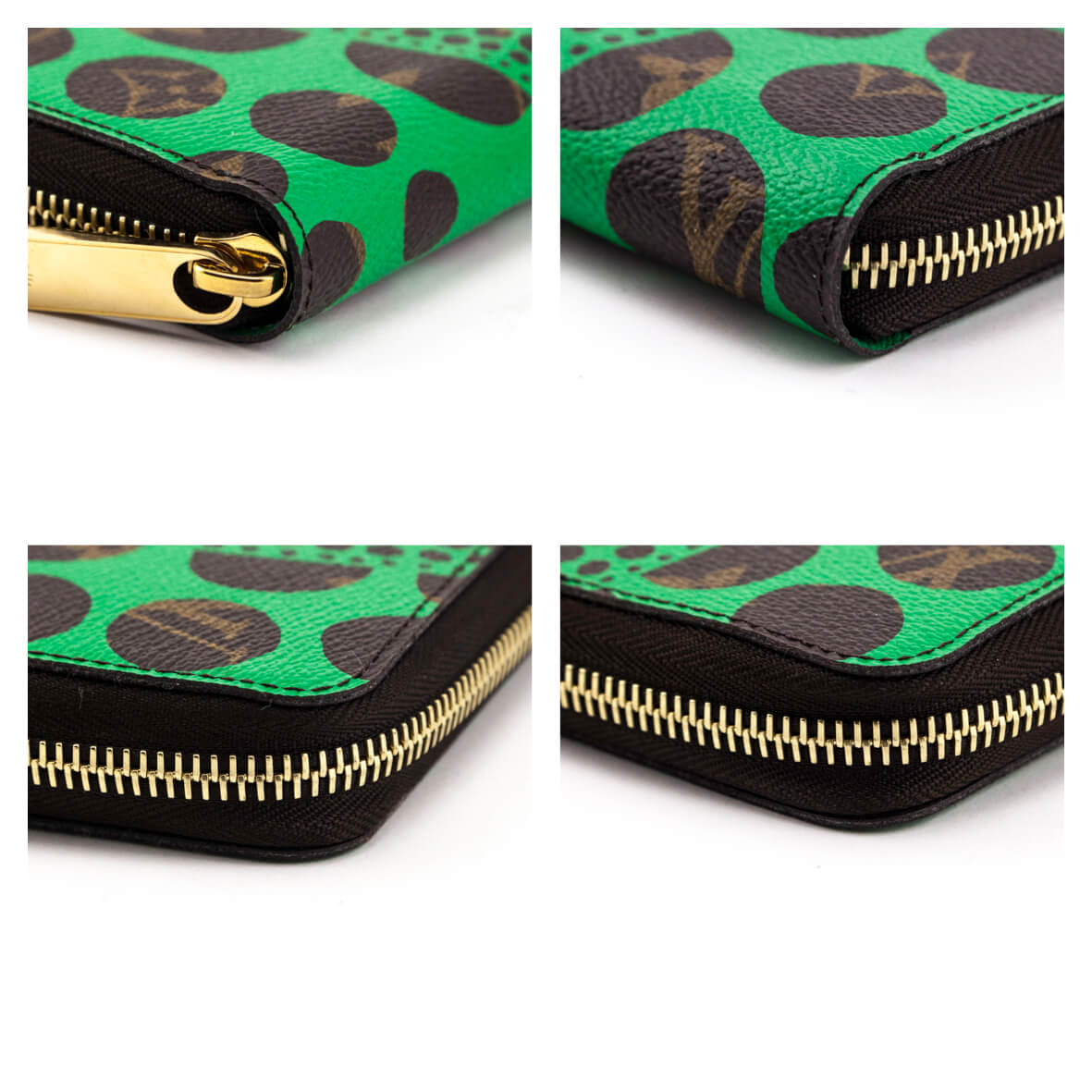 Louis Vuitton, Bags, Louis Vuitton Kusama Monogram Infinity Dots Pumpkin  Zippy Long Wallet 2lv5c