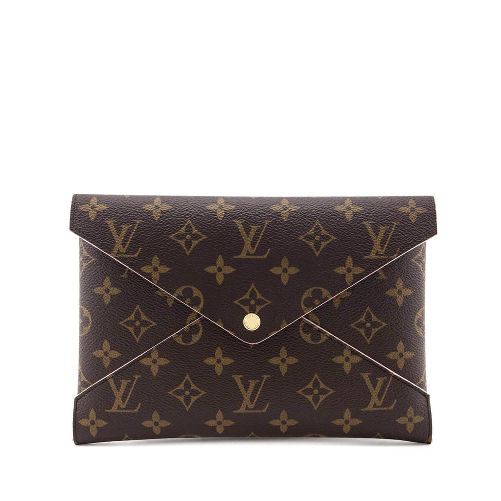 Louis Vuitton Pistache Monogram Canvas Pochette Pallas Clutch Bag