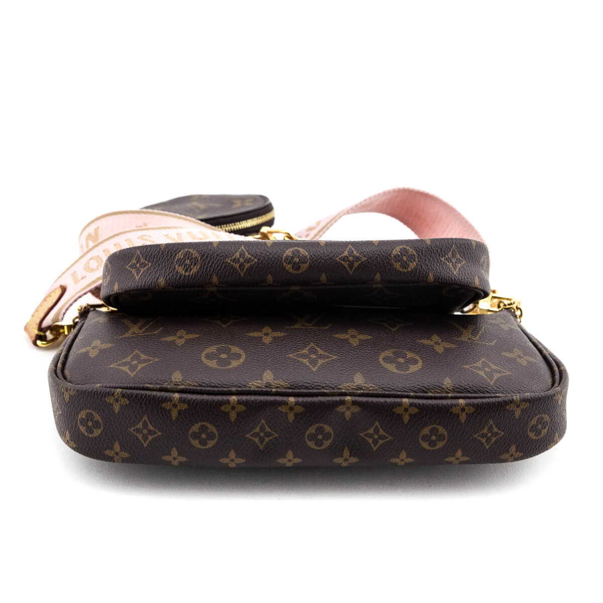 Louis Vuitton Light Pink And Brown Monogram Coated Canvas Multi
