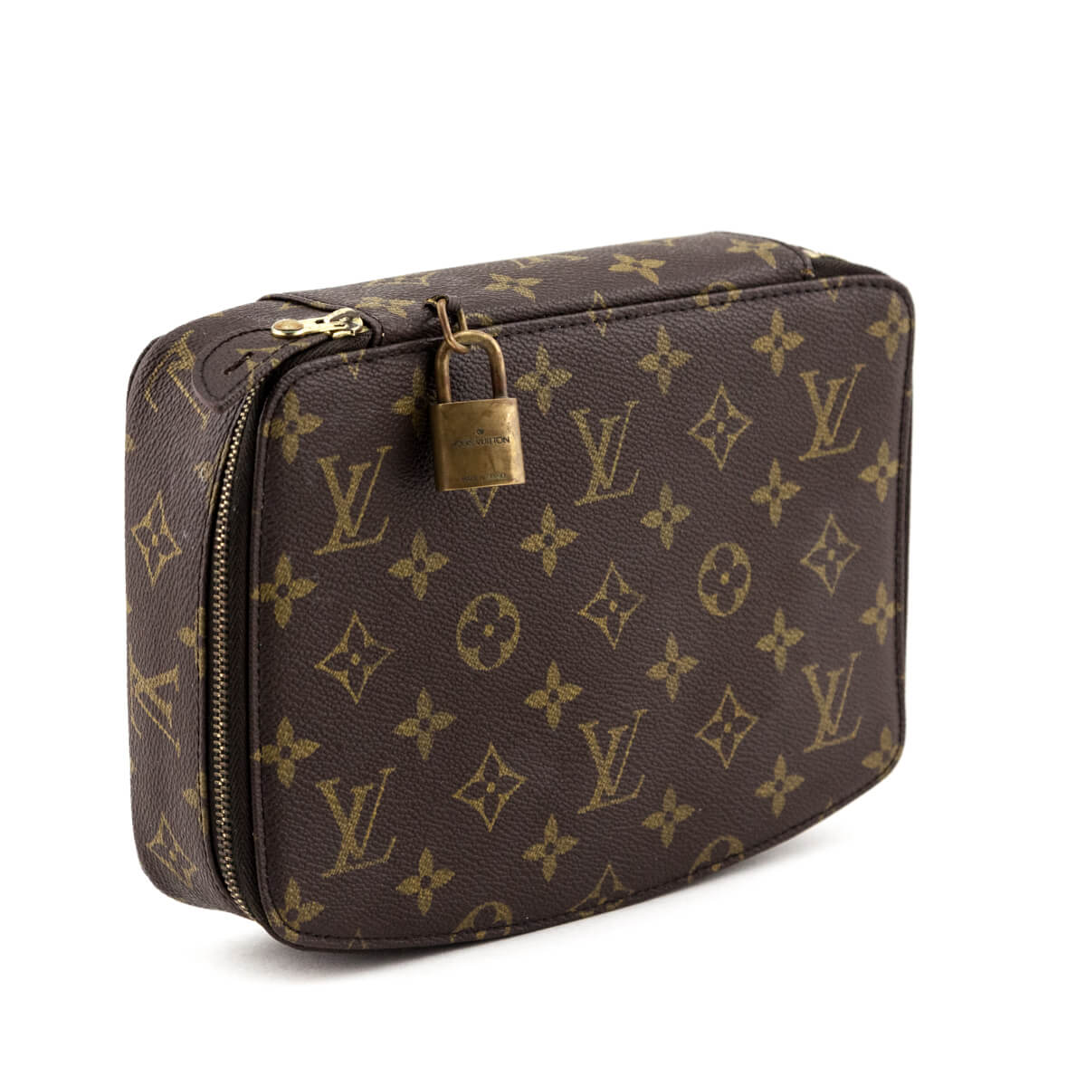 Louis Vuitton Vintage Monogram Hard-Sided Jewelry Case by Ann's Fabulous Finds