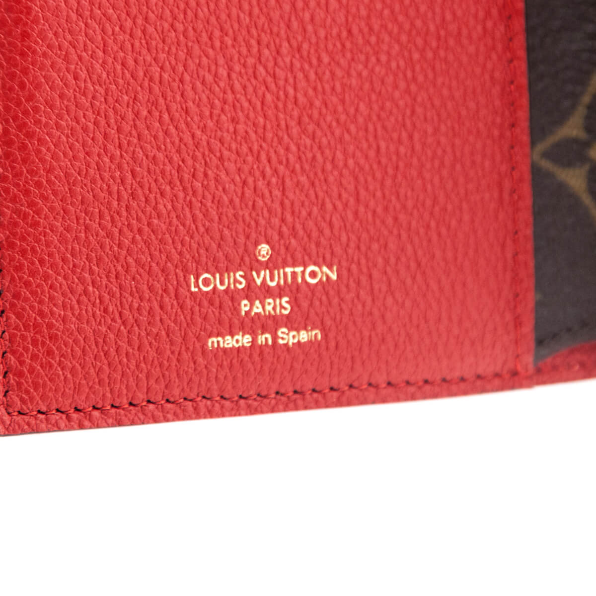 Louis Vuitton Red Monogram Pallas Wallet – The Find