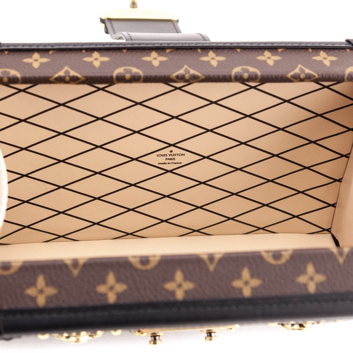 Louis Vuitton Monogram Canvas Petite Malle Bag at 1stDibs