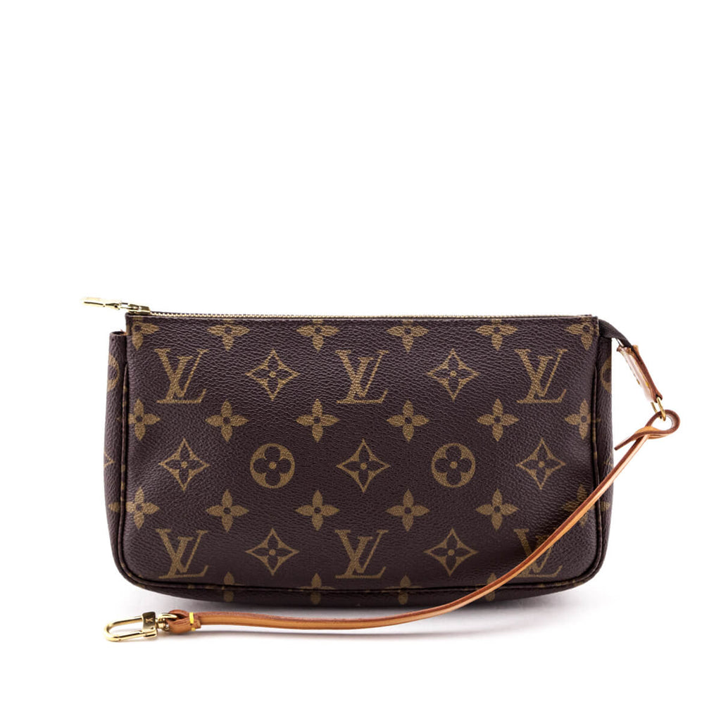Louis Vuitton Pochette Accessoires Monogram Mini Brown in Coated Canvas  with Gold-tone - US