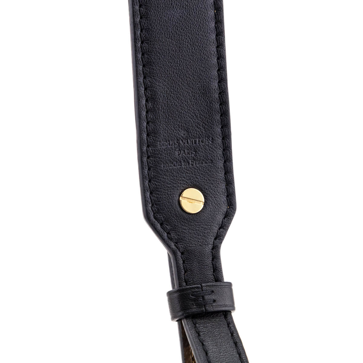 LOUIS VUITTON Reverse Monogram Bandouliere Shoulder Strap XL Black 1269135