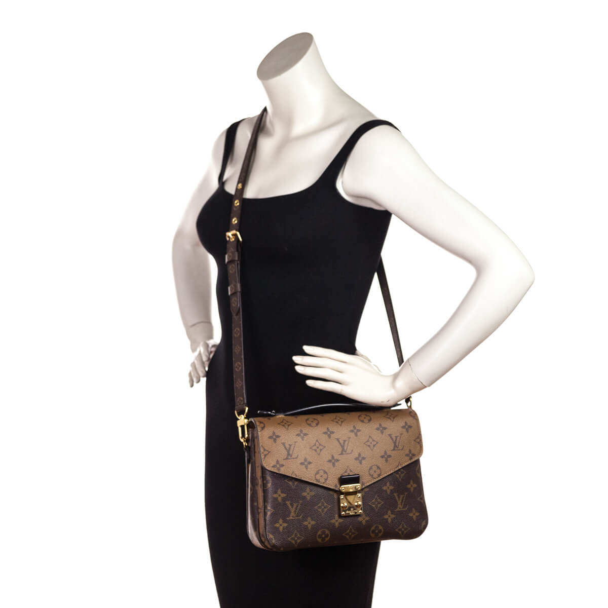 Louis Vuitton Monogram Reverse Pochette Metis Shop Authentic LV