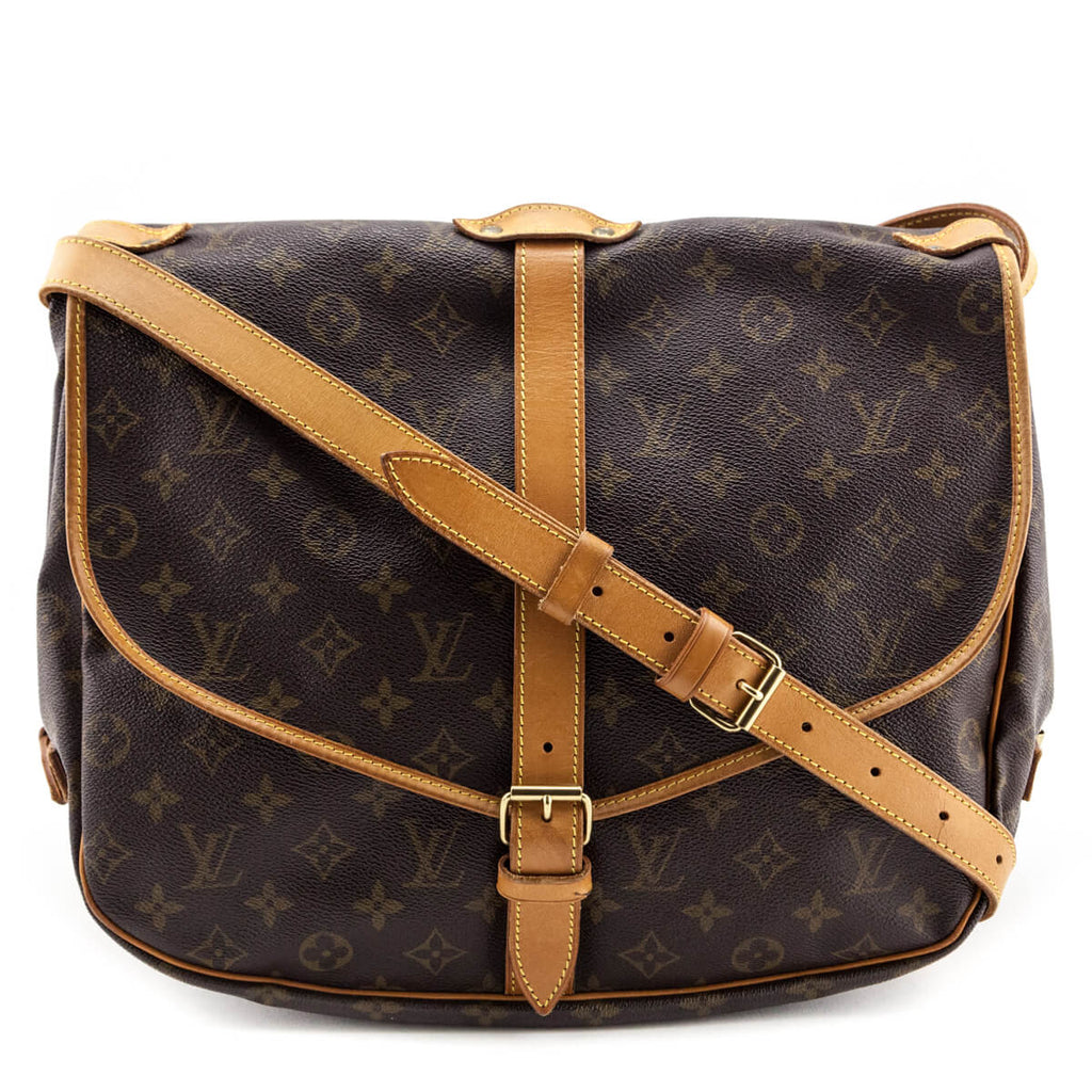Louis Vuitton, Bags, Authentic Louis Vuitton Monogram Saumur 35 Bag Ar923
