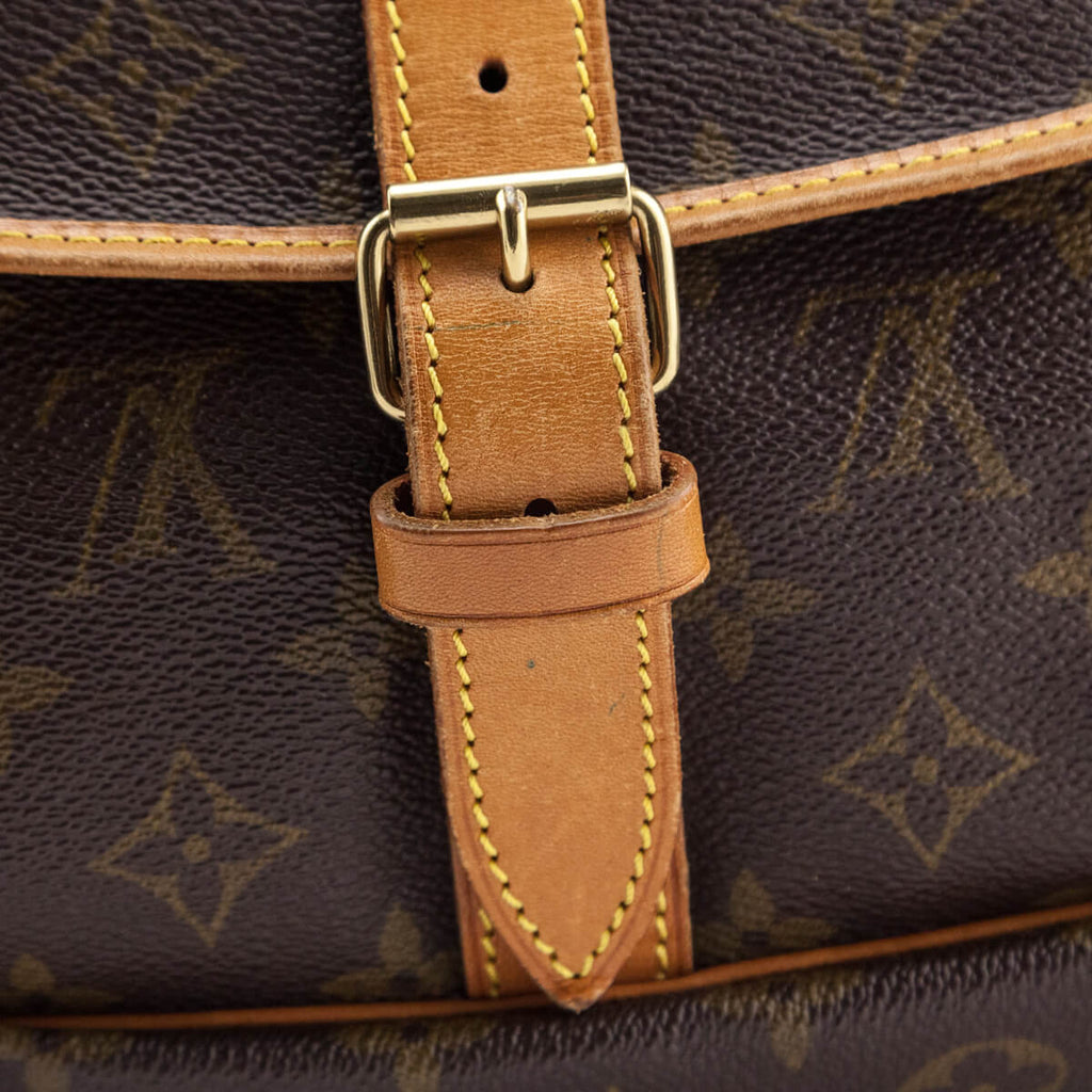 Louis Vuitton, Bags, Authentic Louis Vuitton Monogram Saumur 35 Bag Ar923