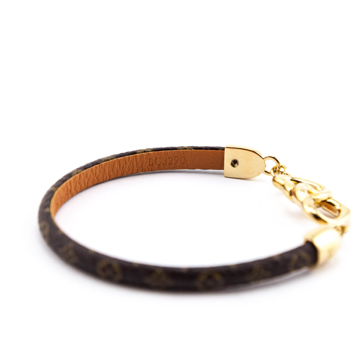 Louis Vuitton Say Yes Bracelet Monogram Canvas with Metal Brown 1949181