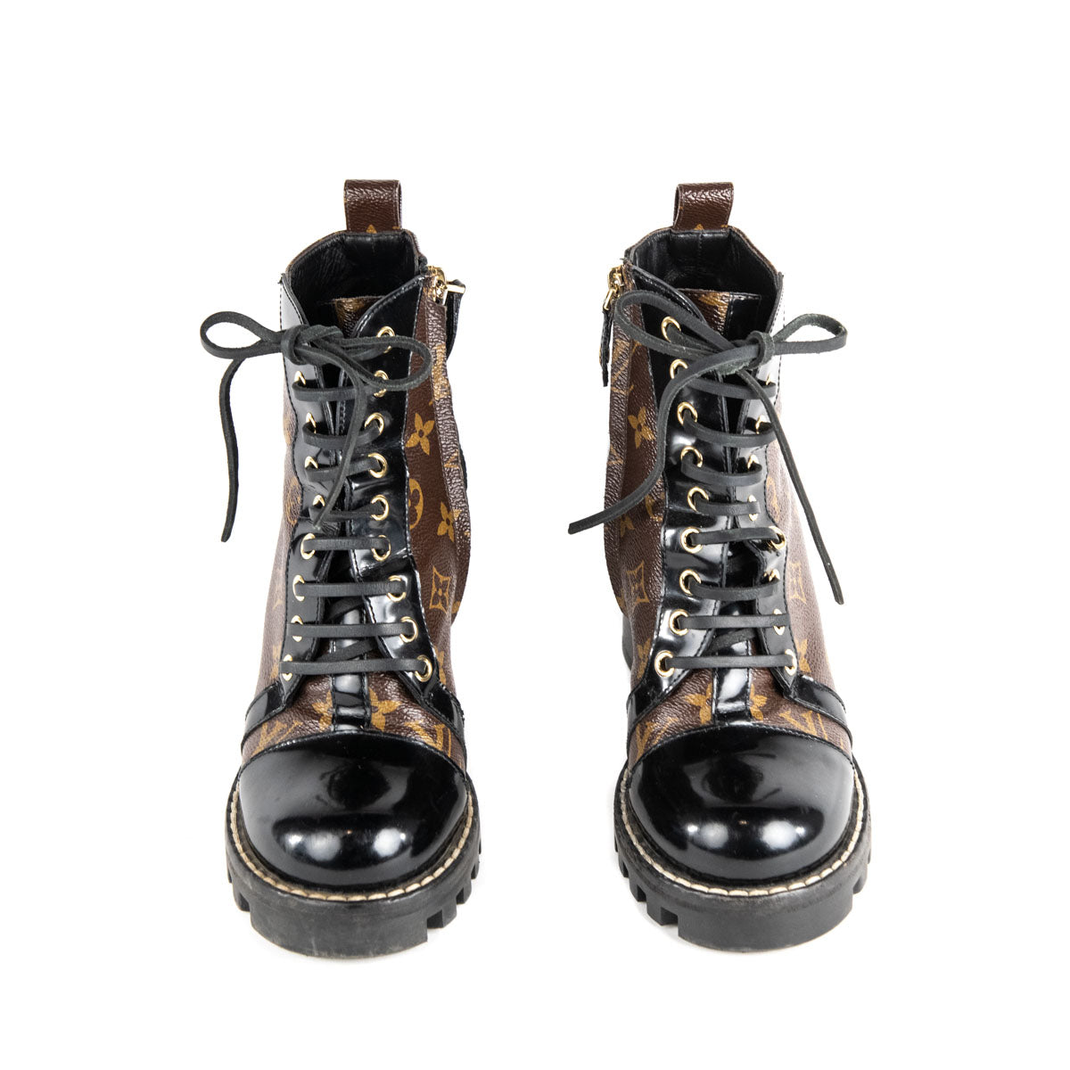 Louis Vuitton Monogram Star Trail Ankle Boots - Preloved Louis Vuitton