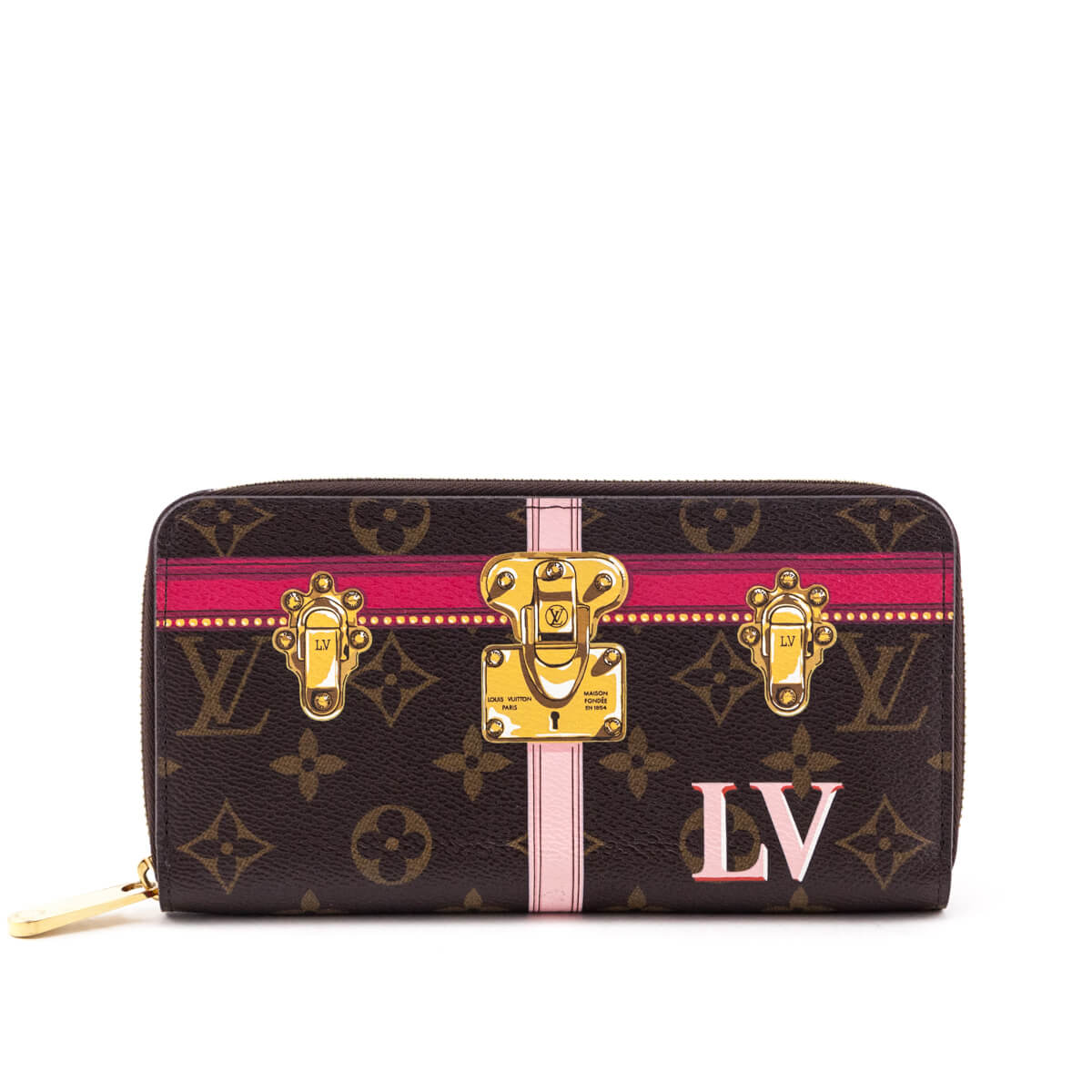 Louis Vuitton Monogram Summer Trunks Zippy Wallet - Shop Authentic LV