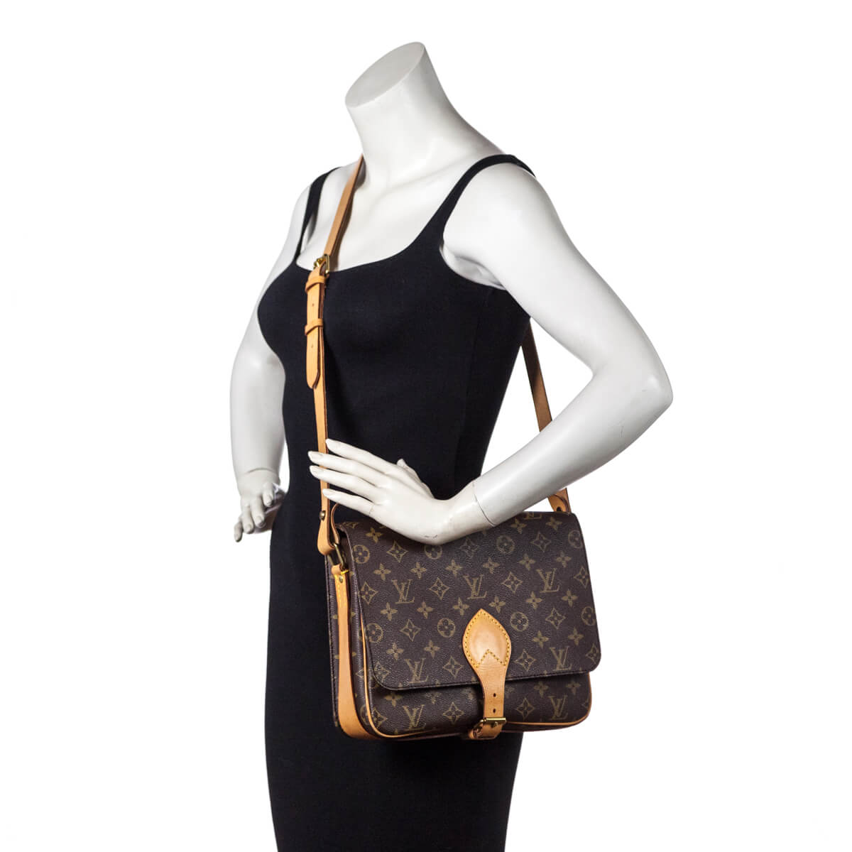 Authentic Louis Vuitton Cartouchiere Mm Crossbody Bag