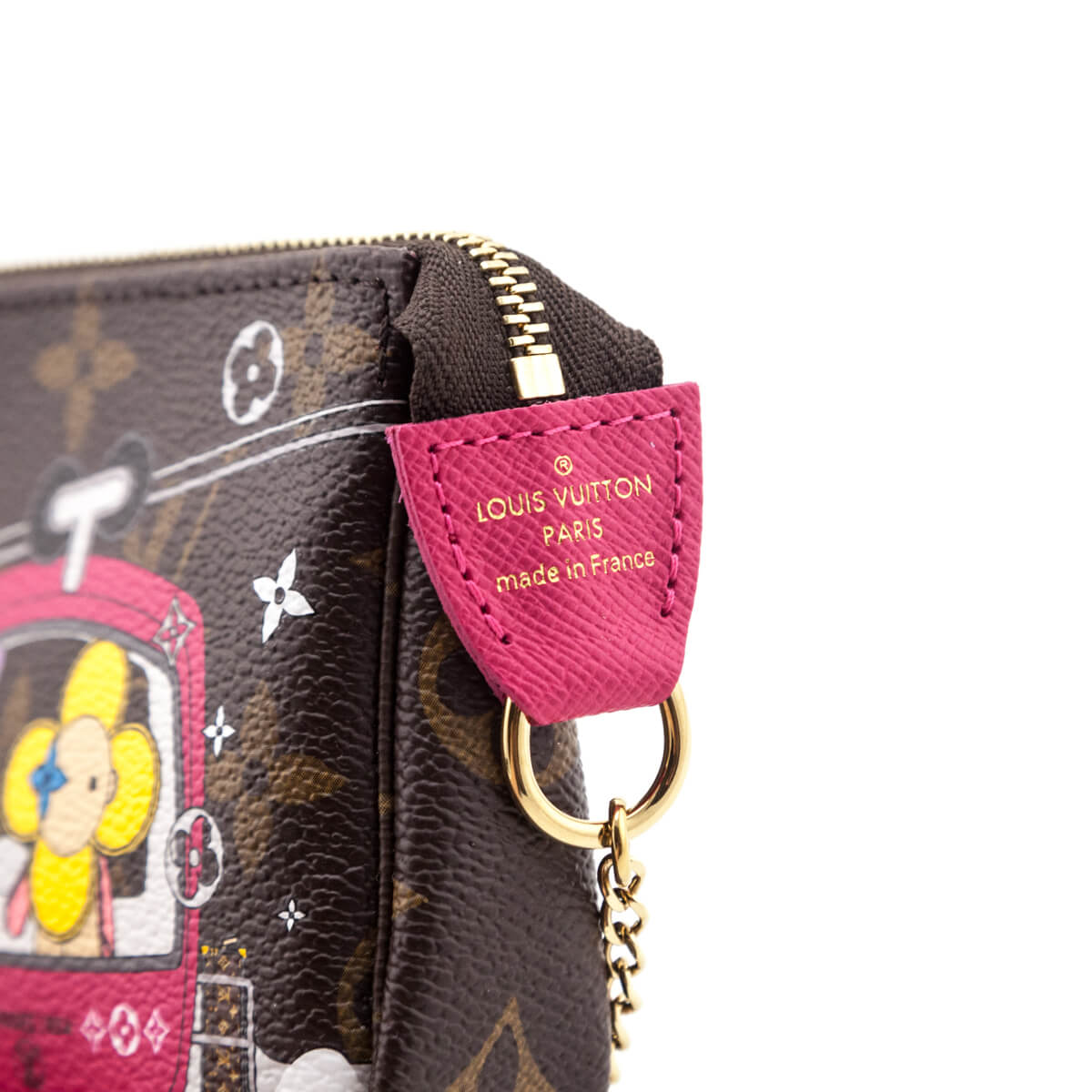 Louis Vuitton Pochette Accessoires Limited Edition Vivienne Xmas Damier Mini  Brown 22124158