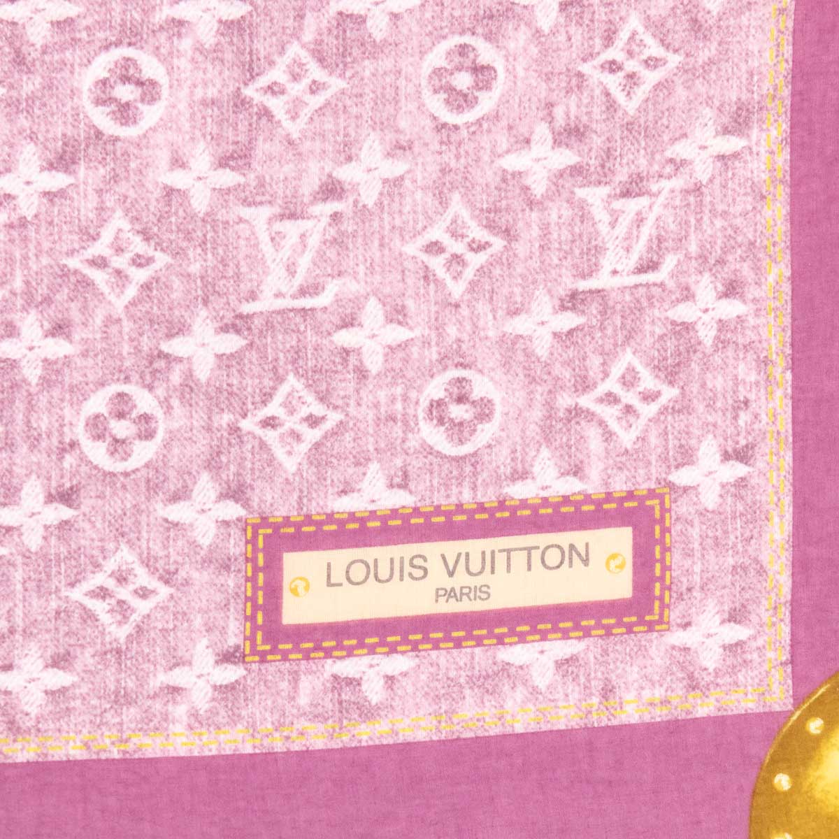 Louis Vuitton Pink Monogram Cotton Bandana Secondhand LV Canada