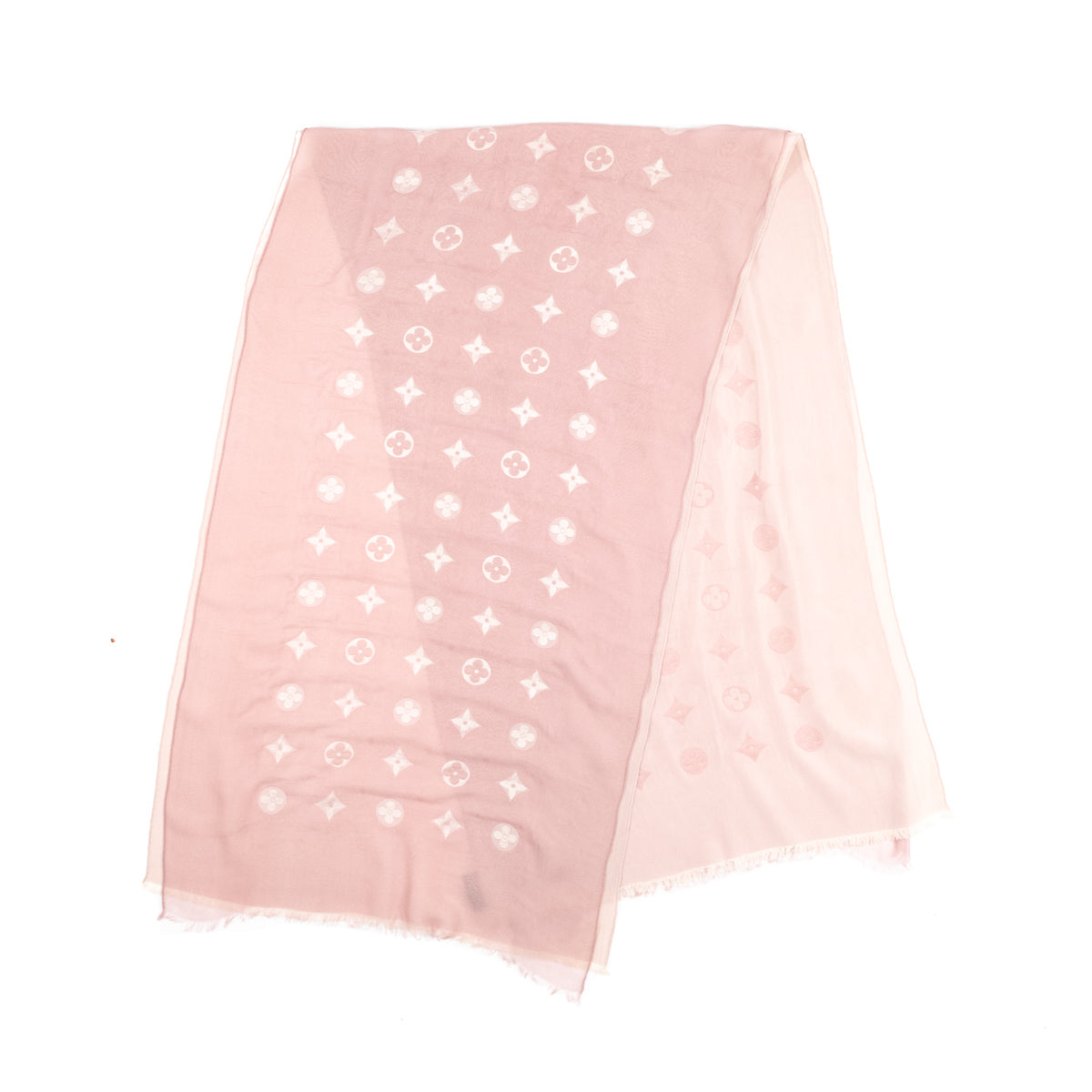 New Louis Vuitton Pink Dogs Monogram Silk Twilly Scarf at 1stDibs