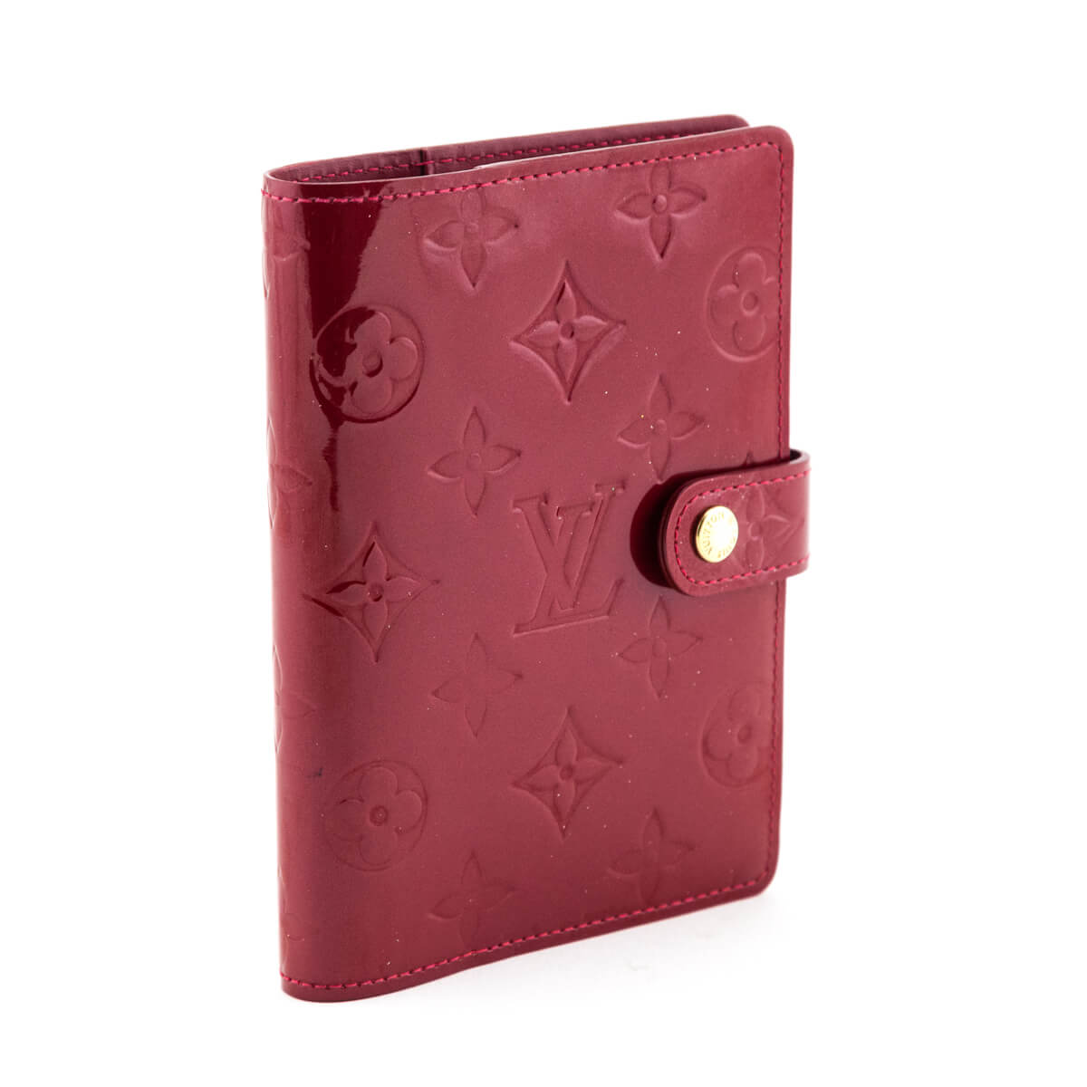 Louis Vuitton Monogram Vernis Small Ring Agenda Cover - Neutrals