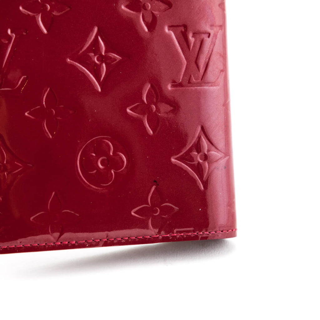 Louis Vuitton Small Ring Agenda PM Monogram Vernis Yellow-Beige Cover  Leather ref.291254 - Joli Closet