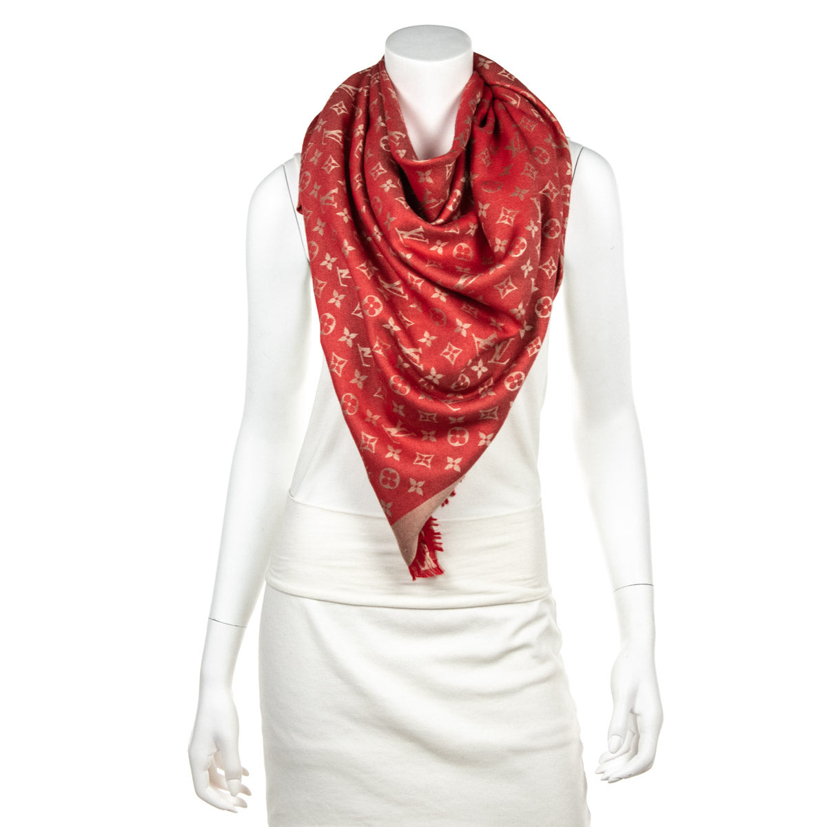 Louis Vuitton Red Scarves & Wraps for Women
