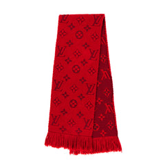 Louis Vuitton Logomania Scarf Ruby