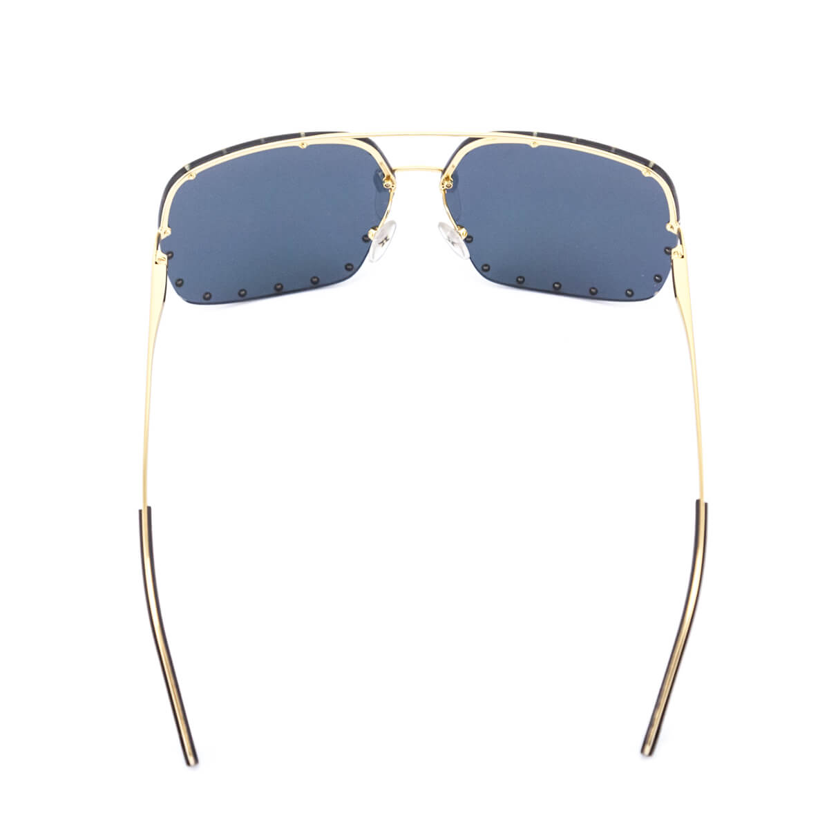 Louis Vuitton Mirrored Square Sunglasses Acetate Silver 2157161