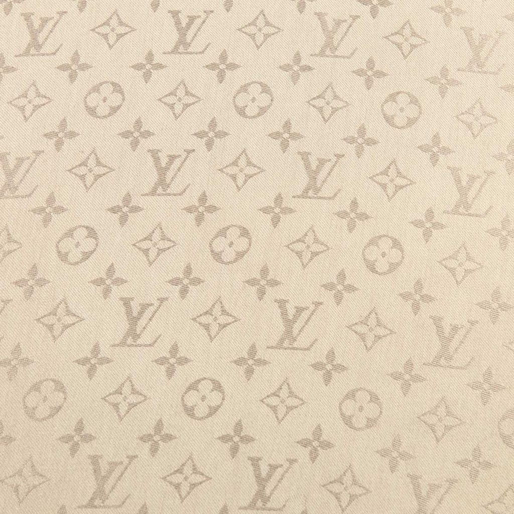 Louis Vuitton Taupe Classique Monogram Shawl - LV Consignment Canada