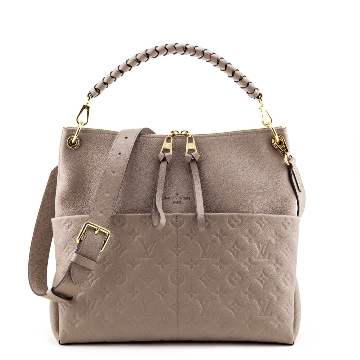 Louis Vuitton Tourterelle Monogram Empreinte Maida Bag - LV Handbags