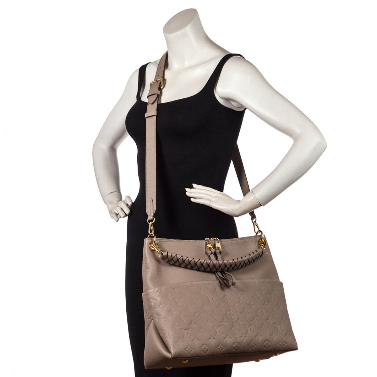 Louis Vuitton, Bags, Sold Louis Vuitton Maida Tourterelle Monogram  Empreinte Leather Hobo Bag