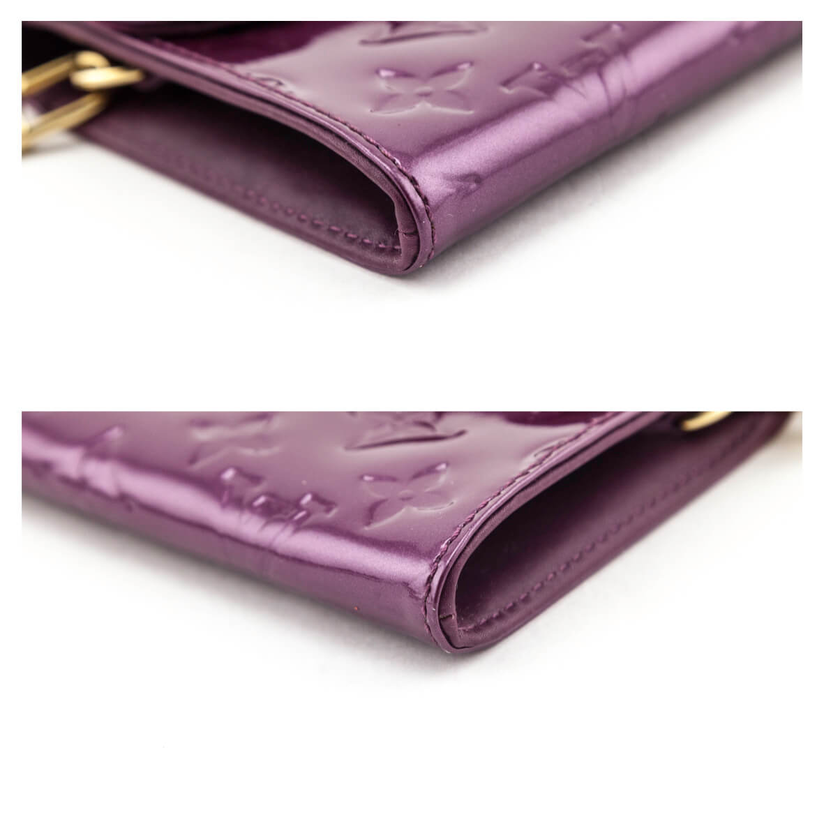 Louis Vuitton Purple Vernis Sunset Boulevard Leather Patent