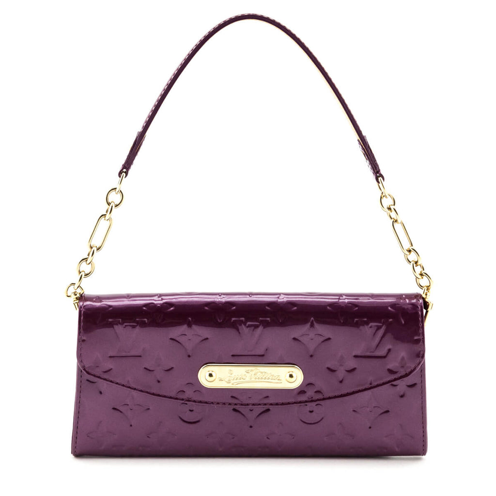 Louis Vuitton Violette Monogram Vernis Sunset Boulevard Bag