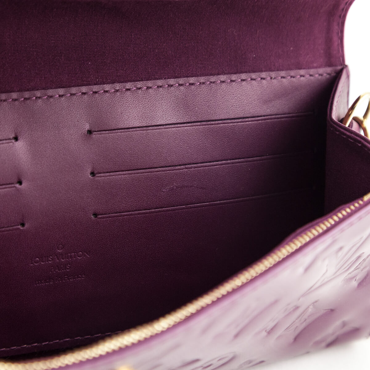 Louis Vuitton Monogram Vernis Sunset Boulevard Purple Pony-style calfskin  ref.733461 - Joli Closet