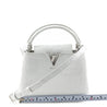 Louis Vuitton White Crocodilien Mat Capucines Mini - Love that Bag etc - Preowned Authentic Designer Handbags & Preloved Fashions