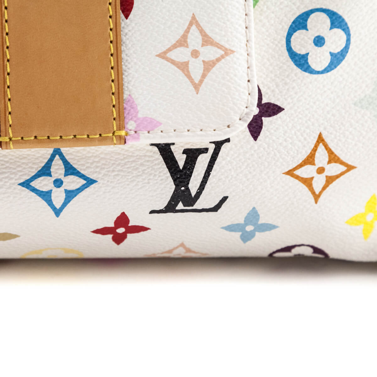 Louis Vuitton White Monogram Multicolore Speedy 30 - Love that Bag etc - Preowned Authentic Designer Handbags & Preloved Fashions