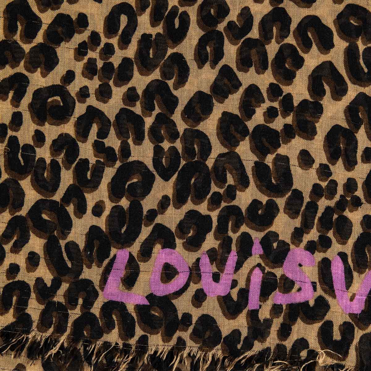 Louis Vuitton Stephen Sprouse Leopard Brown & Purple Print