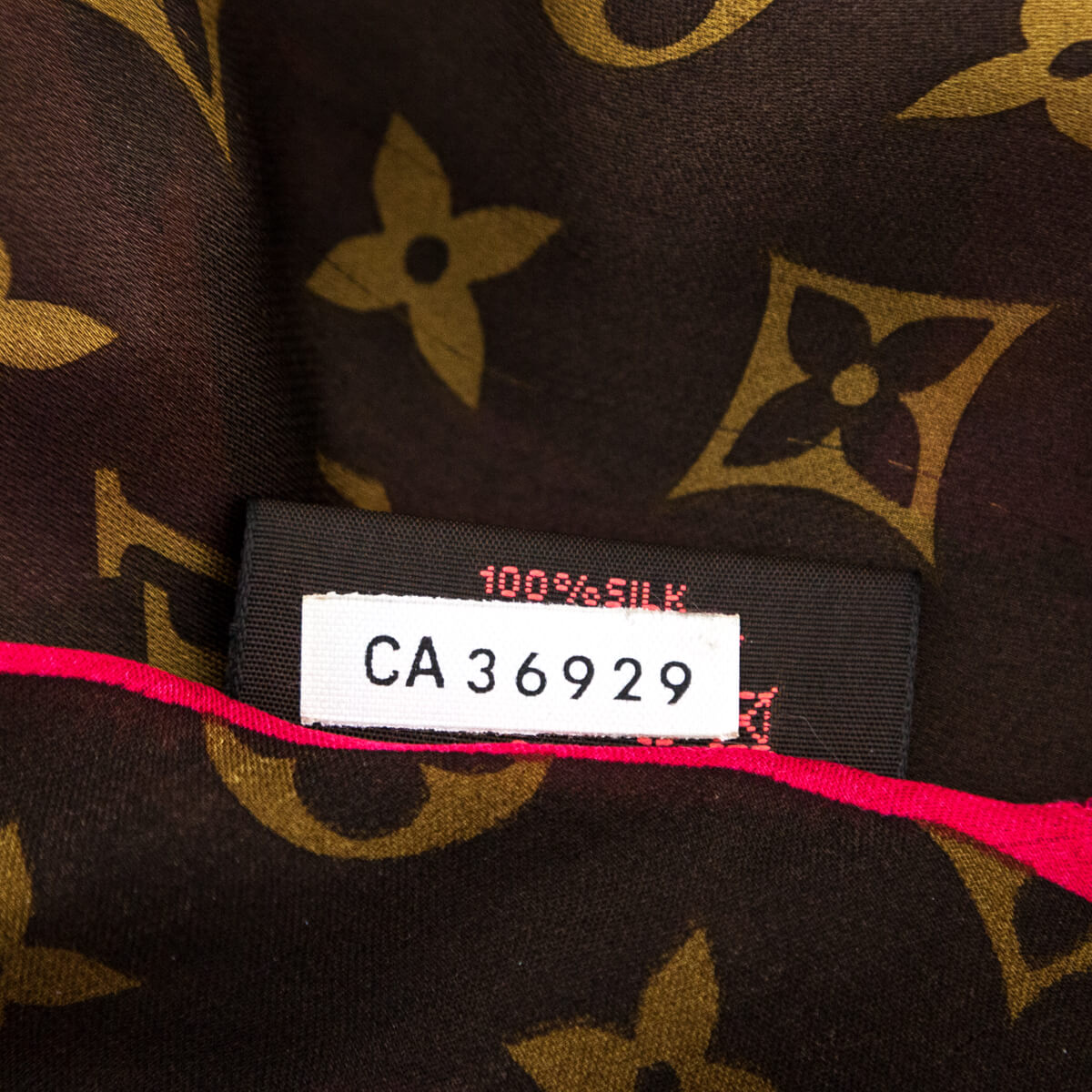 LOUIS VUITTON STEPHEN SPROUSSE MONOGRAM PINK BROWN SHEER SHAWL STOLE SCARF  UNKNOWN AUTHENTICITY