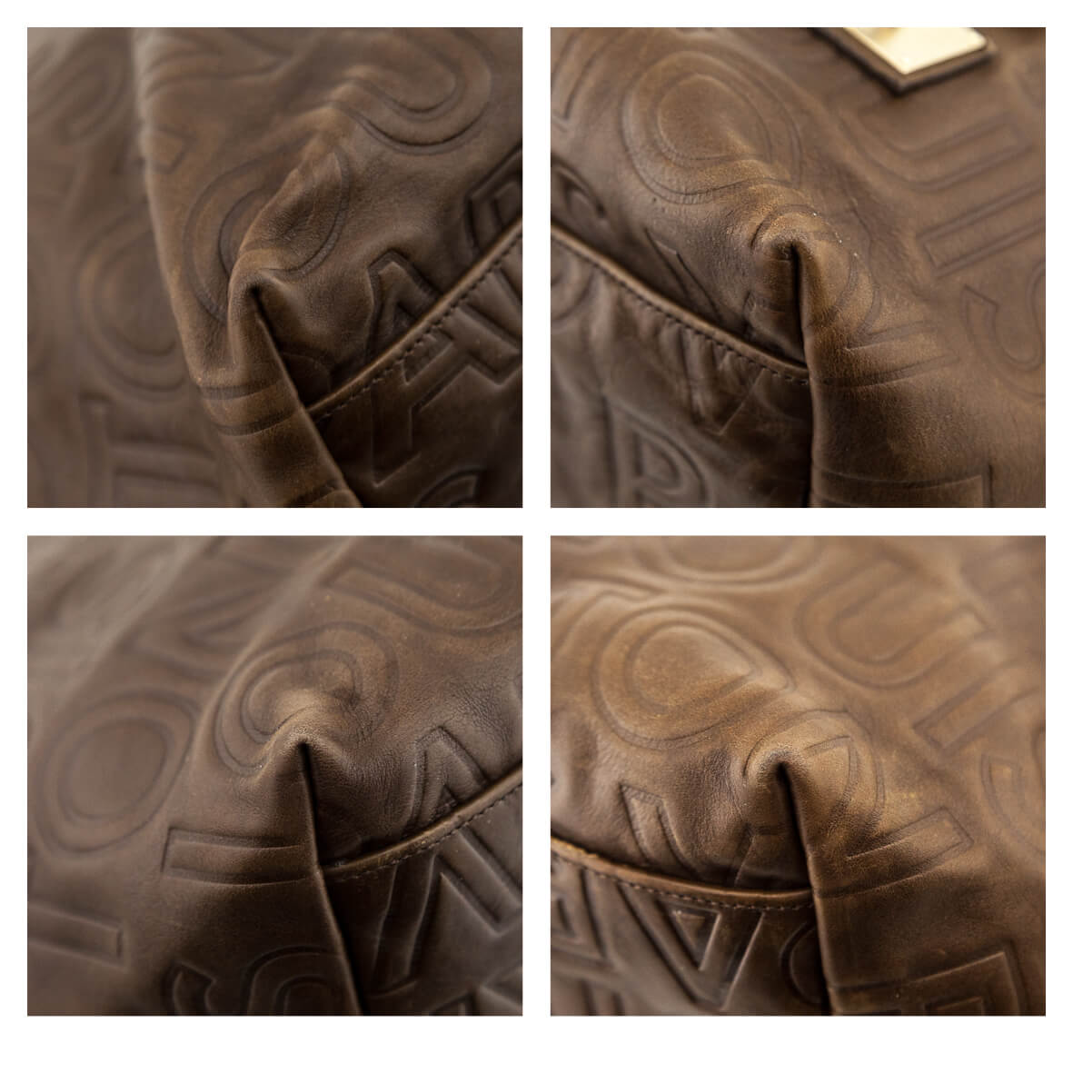 Louis Vuitton Brown Paris Souple Whisper Shoulder Bag ○ Labellov