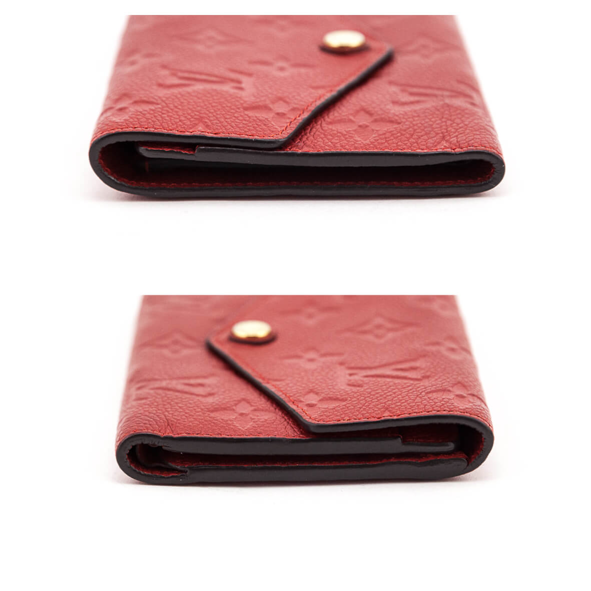 Louis Vuitton Cerise Monogram Empreinte Compact Curieuse Wallet
