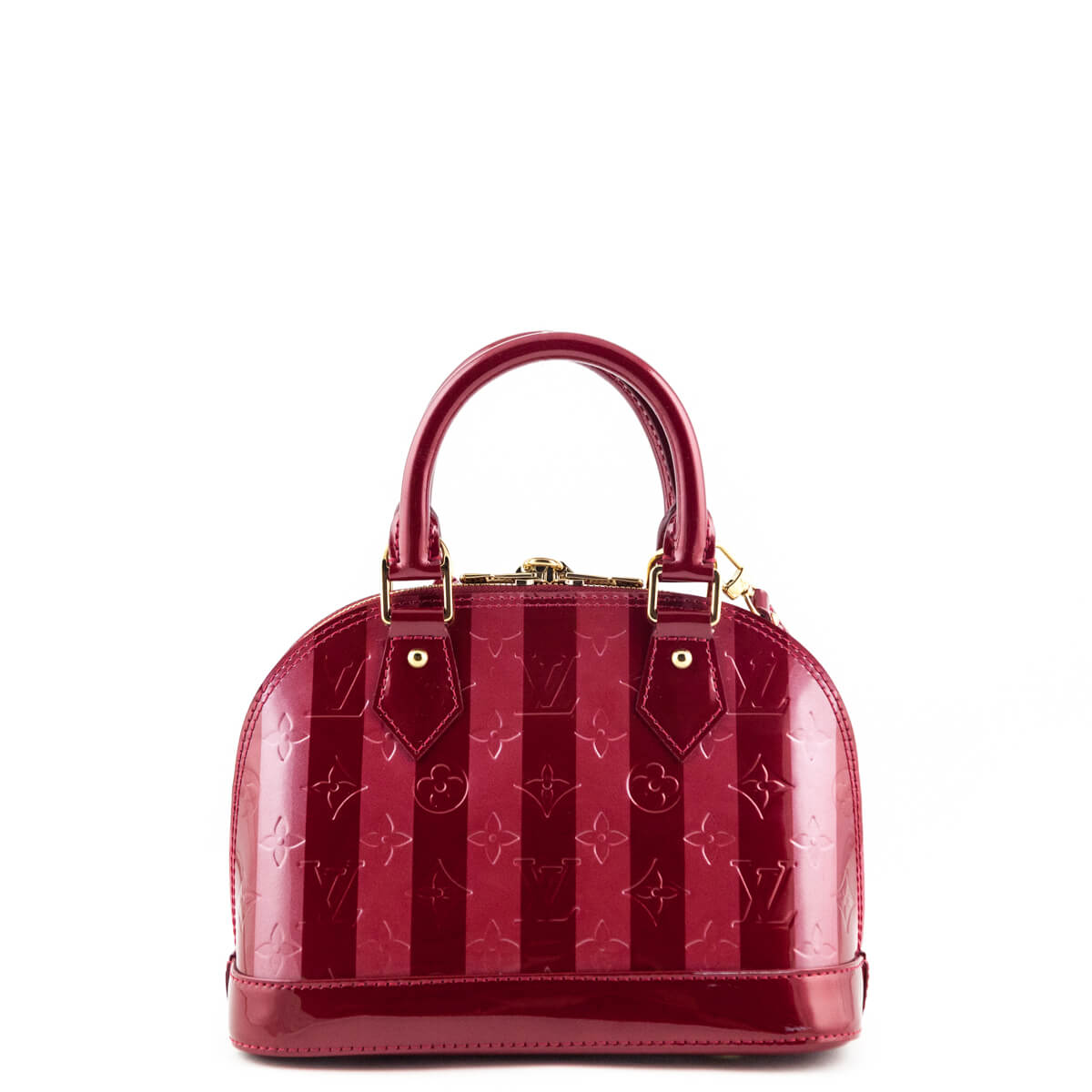 Louis Vuitton Vintage Two-Tone Vernis Rayures Limited Edition Alma BB  Bandoulière Patent Leather Handbag, Best Price and Reviews