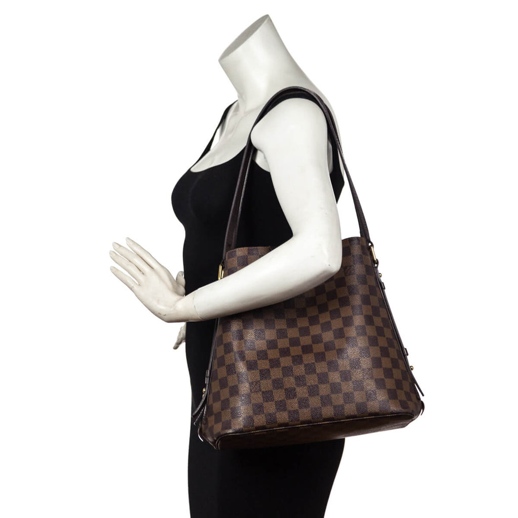 Louis Vuitton Damier Ebene Cabas Rivington GM - Brown Shoulder Bags,  Handbags - LOU109366