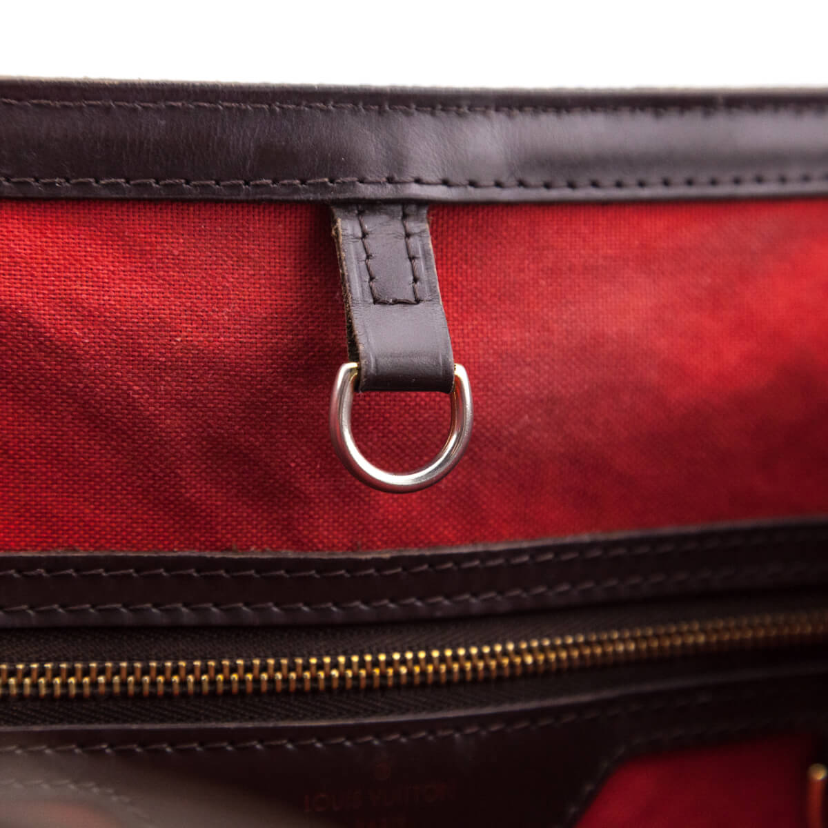 Authentic Louis Vuitton Damier Ebene Canvas Rivington Cabas Tote Shoulder  Bag