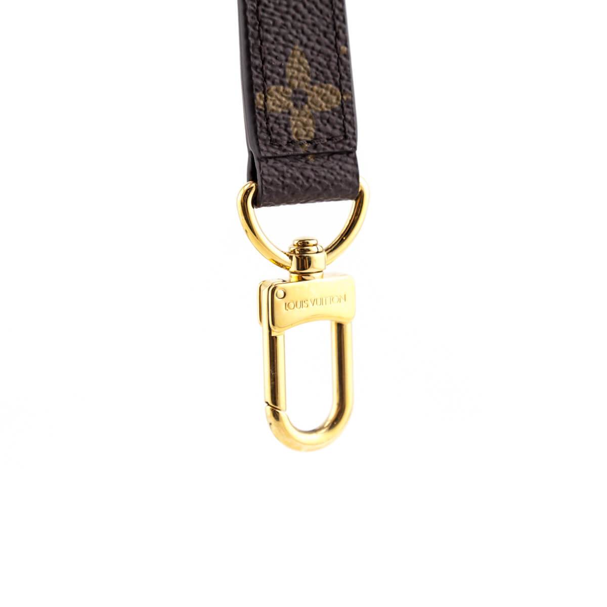 Authentic Louis Vuitton Monogram/Black Guitar Strap – Luxe Touch Luxury  Resale
