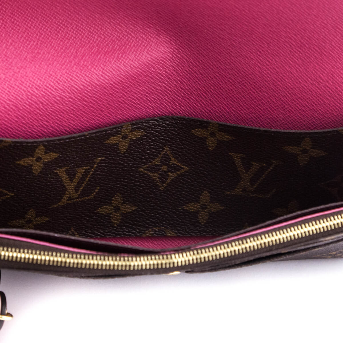 Louis Vuitton Emilie Wallet in Rose Ballerina Colour and Monogram Material
