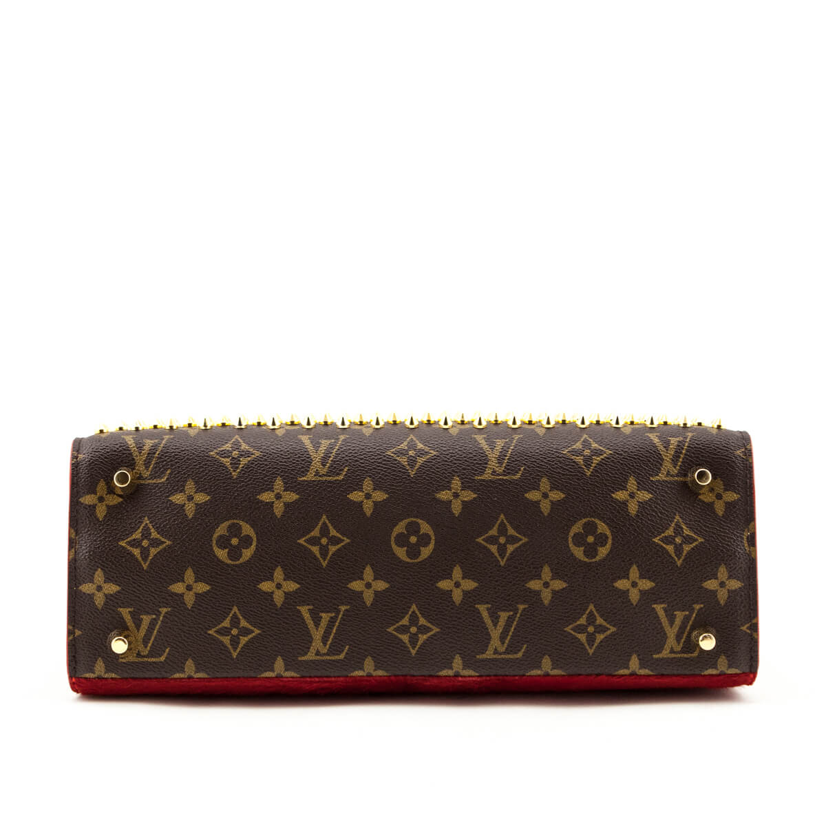 Louis Vuitton x Christian Louboutin Limited Edition Monogram Spike'd  Iconoclasts - Brown Handle Bags, Handbags - LOU745522