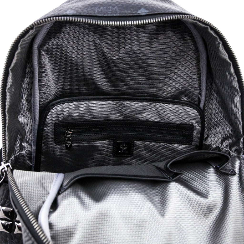 MCM Visetos Stark Backpack - Black Backpacks, Handbags - W3050675