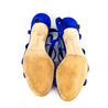 Manolo Blahnik Blue Strappy Sandals Size US 7.5 | EU 37.5 - Love that Bag etc - Preowned Authentic Designer Handbags & Preloved Fashions