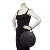 Mansur Gavriel Black Vegetable-Tanned Leather Large Circle Bag - Love that Bag etc - Preowned Authentic Designer Handbags & Preloved Fashions