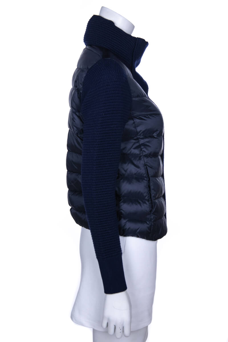 Moncler Navy Maglione Tricot Cardigan Size XS